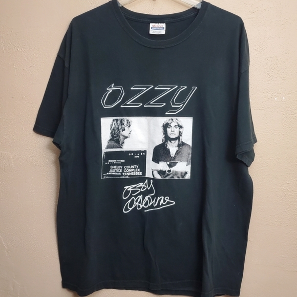 Vintage Ozzy Osbourne mugshot T-shirt‎